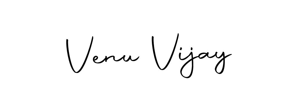 Create a beautiful signature design for name Venu Vijay. With this signature (Autography-DOLnW) fonts, you can make a handwritten signature for free. Venu Vijay signature style 10 images and pictures png