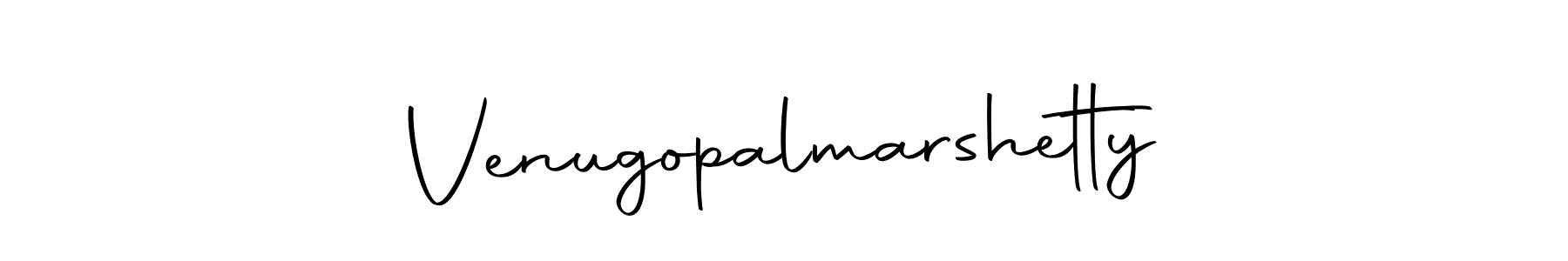 How to make Venugopalmarshetty name signature. Use Autography-DOLnW style for creating short signs online. This is the latest handwritten sign. Venugopalmarshetty signature style 10 images and pictures png