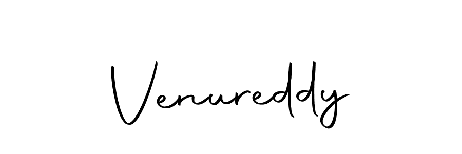 Create a beautiful signature design for name Venureddy. With this signature (Autography-DOLnW) fonts, you can make a handwritten signature for free. Venureddy signature style 10 images and pictures png