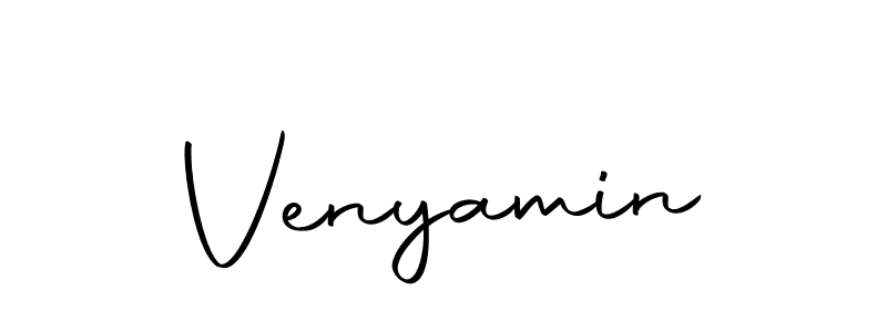 Use a signature maker to create a handwritten signature online. With this signature software, you can design (Autography-DOLnW) your own signature for name Venyamin. Venyamin signature style 10 images and pictures png