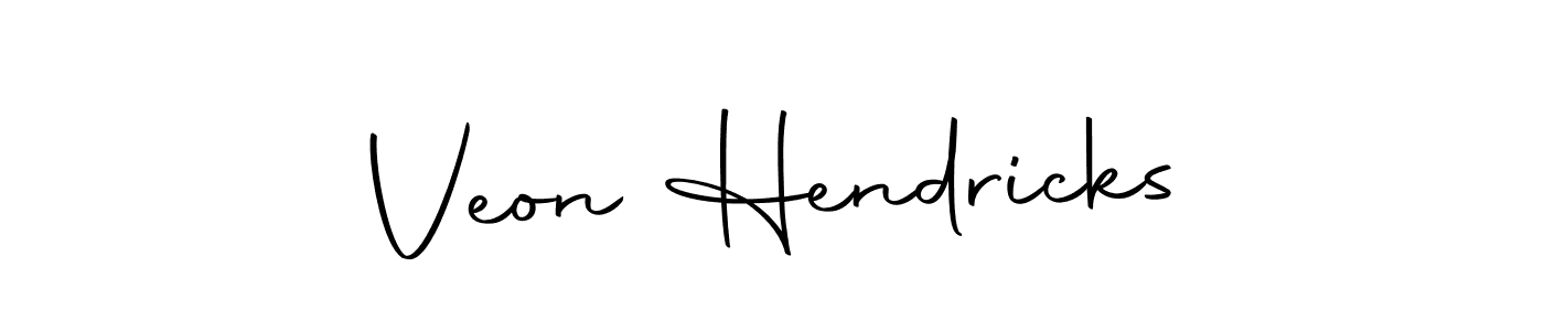 You should practise on your own different ways (Autography-DOLnW) to write your name (Veon Hendricks) in signature. don't let someone else do it for you. Veon Hendricks signature style 10 images and pictures png