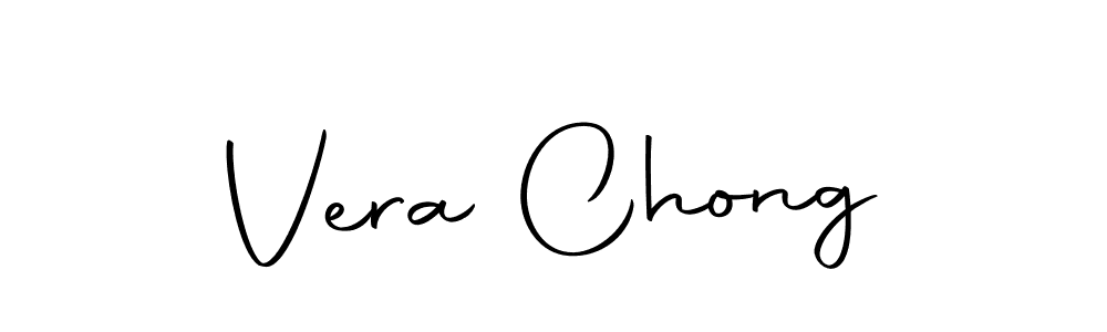 Design your own signature with our free online signature maker. With this signature software, you can create a handwritten (Autography-DOLnW) signature for name Vera Chong. Vera Chong signature style 10 images and pictures png