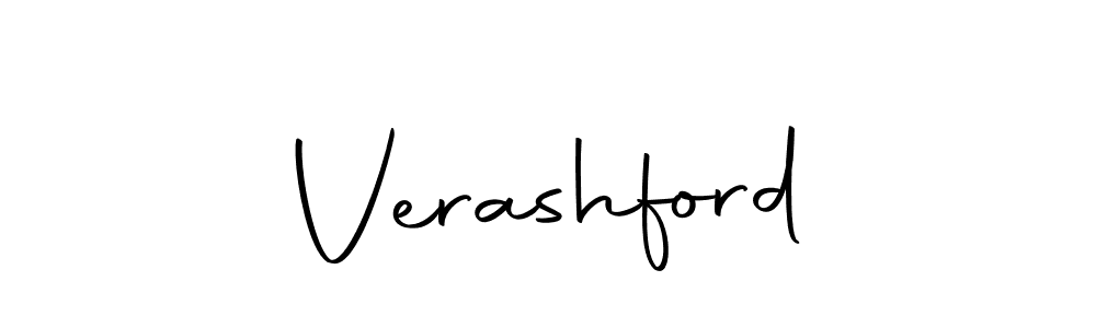 Create a beautiful signature design for name Verashford. With this signature (Autography-DOLnW) fonts, you can make a handwritten signature for free. Verashford signature style 10 images and pictures png