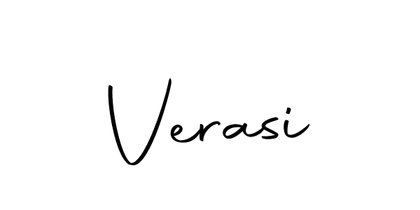 Make a beautiful signature design for name Verasi. With this signature (Autography-DOLnW) style, you can create a handwritten signature for free. Verasi signature style 10 images and pictures png