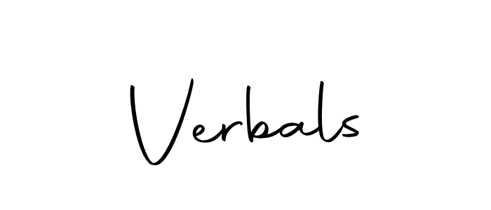 How to make Verbals name signature. Use Autography-DOLnW style for creating short signs online. This is the latest handwritten sign. Verbals signature style 10 images and pictures png