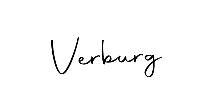 Verburg stylish signature style. Best Handwritten Sign (Autography-DOLnW) for my name. Handwritten Signature Collection Ideas for my name Verburg. Verburg signature style 10 images and pictures png