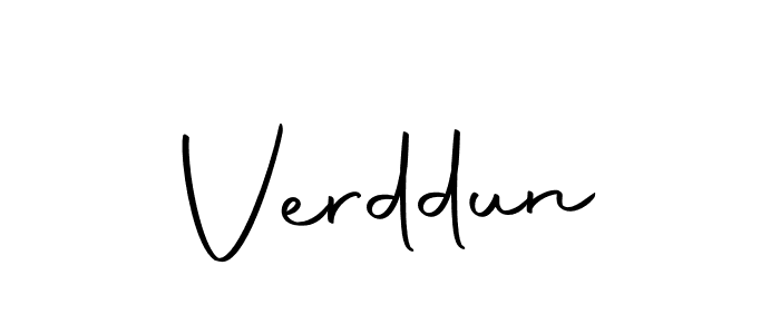 How to make Verddun name signature. Use Autography-DOLnW style for creating short signs online. This is the latest handwritten sign. Verddun signature style 10 images and pictures png