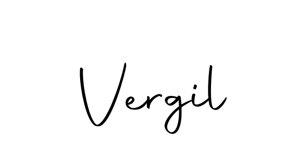 How to make Vergil signature? Autography-DOLnW is a professional autograph style. Create handwritten signature for Vergil name. Vergil signature style 10 images and pictures png