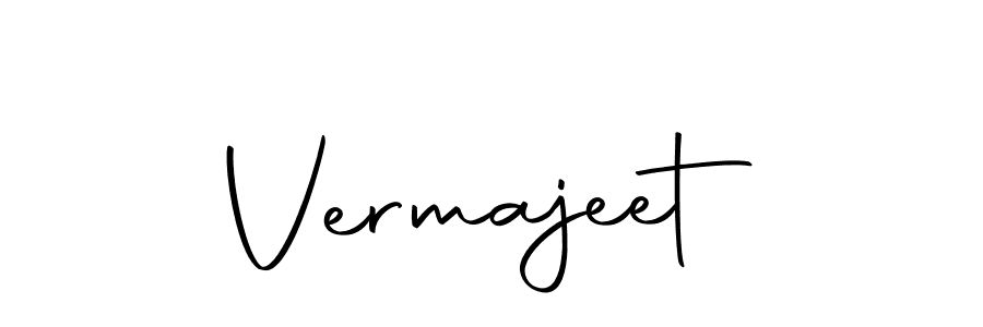 You can use this online signature creator to create a handwritten signature for the name Vermajeet. This is the best online autograph maker. Vermajeet signature style 10 images and pictures png