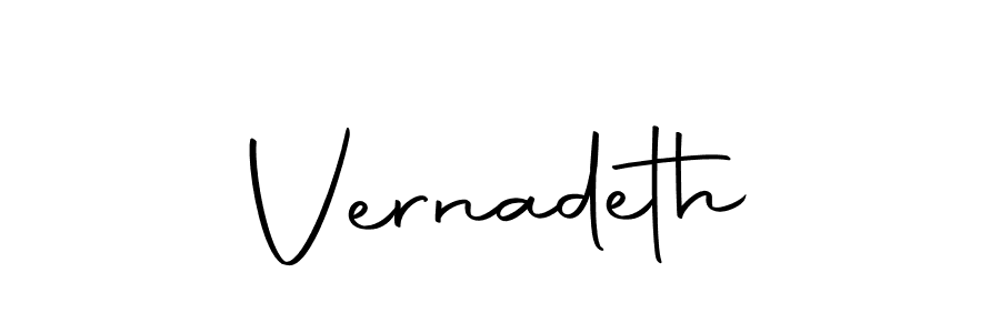 Also we have Vernadeth name is the best signature style. Create professional handwritten signature collection using Autography-DOLnW autograph style. Vernadeth signature style 10 images and pictures png