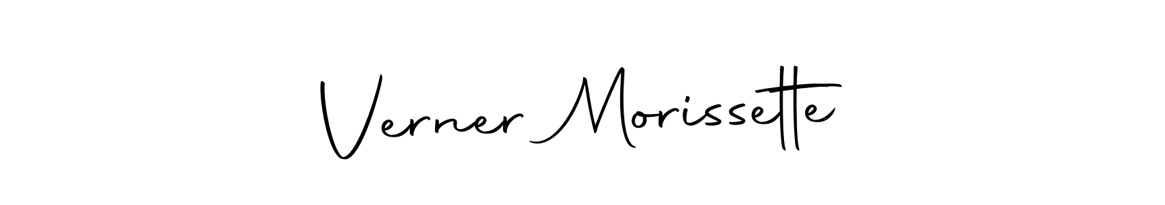 Use a signature maker to create a handwritten signature online. With this signature software, you can design (Autography-DOLnW) your own signature for name Verner Morissette. Verner Morissette signature style 10 images and pictures png