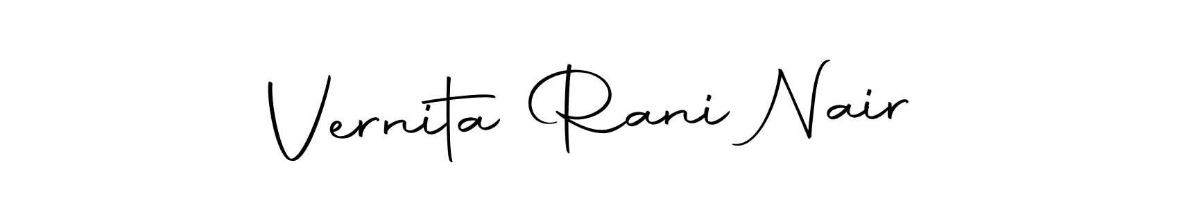 Design your own signature with our free online signature maker. With this signature software, you can create a handwritten (Autography-DOLnW) signature for name Vernita Rani Nair. Vernita Rani Nair signature style 10 images and pictures png