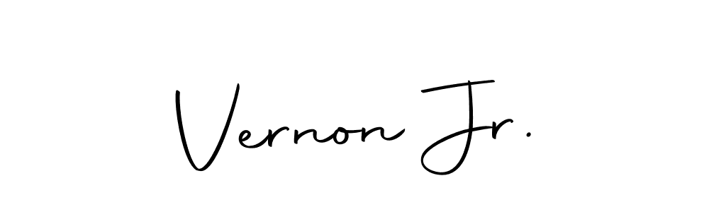 How to make Vernon Jr. signature? Autography-DOLnW is a professional autograph style. Create handwritten signature for Vernon Jr. name. Vernon Jr. signature style 10 images and pictures png