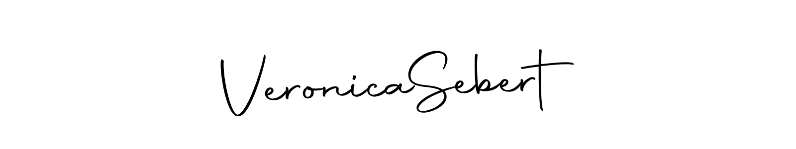 Veronica  Sebert stylish signature style. Best Handwritten Sign (Autography-DOLnW) for my name. Handwritten Signature Collection Ideas for my name Veronica  Sebert. Veronica  Sebert signature style 10 images and pictures png