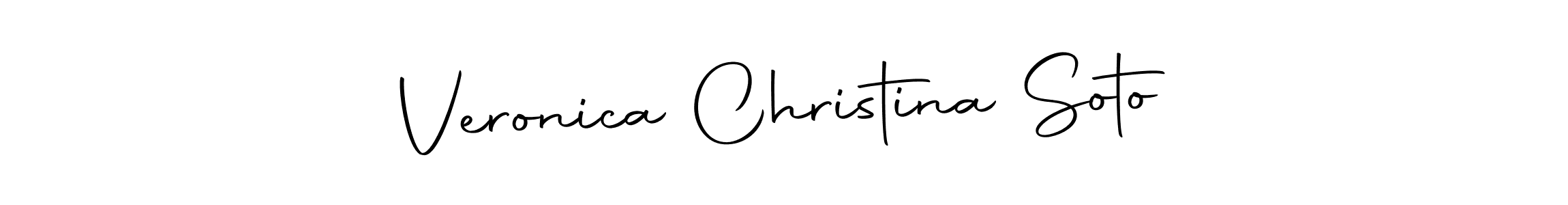 Make a beautiful signature design for name Veronica Christina Soto. With this signature (Autography-DOLnW) style, you can create a handwritten signature for free. Veronica Christina Soto signature style 10 images and pictures png