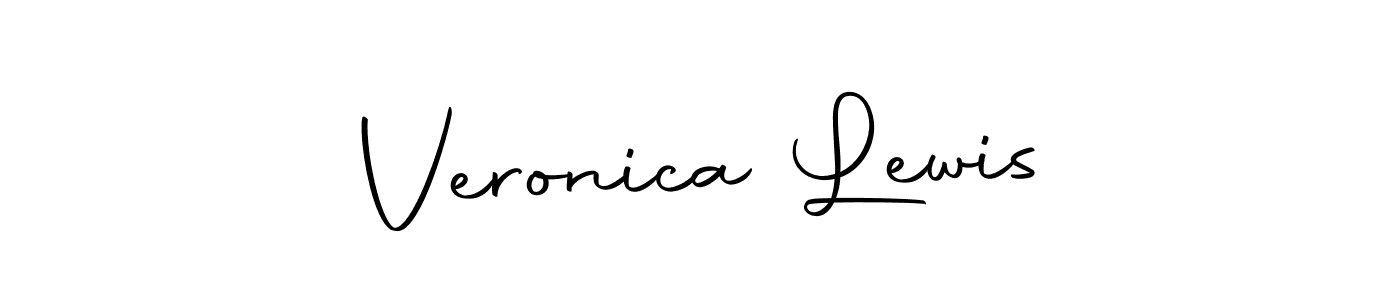 Create a beautiful signature design for name Veronica Lewis. With this signature (Autography-DOLnW) fonts, you can make a handwritten signature for free. Veronica Lewis signature style 10 images and pictures png