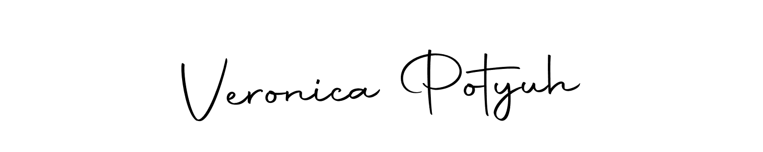 Create a beautiful signature design for name Veronica Potyuh. With this signature (Autography-DOLnW) fonts, you can make a handwritten signature for free. Veronica Potyuh signature style 10 images and pictures png