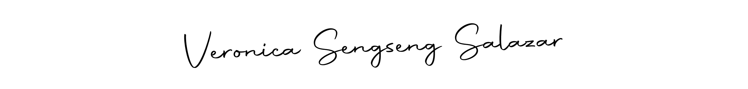 Check out images of Autograph of Veronica Sengseng Salazar name. Actor Veronica Sengseng Salazar Signature Style. Autography-DOLnW is a professional sign style online. Veronica Sengseng Salazar signature style 10 images and pictures png