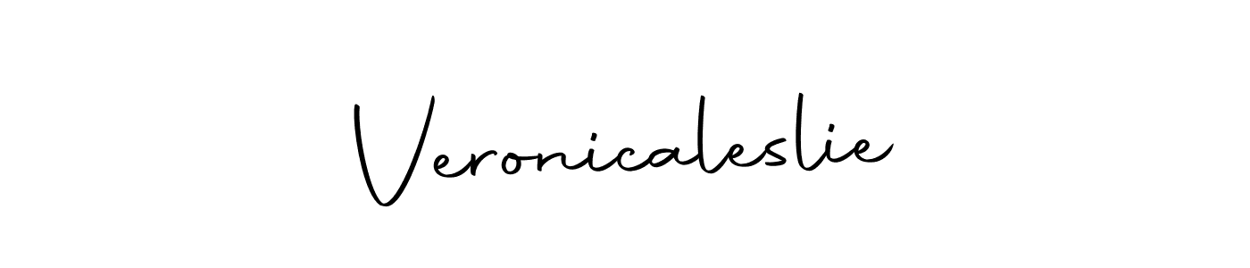 Veronicaleslie stylish signature style. Best Handwritten Sign (Autography-DOLnW) for my name. Handwritten Signature Collection Ideas for my name Veronicaleslie. Veronicaleslie signature style 10 images and pictures png