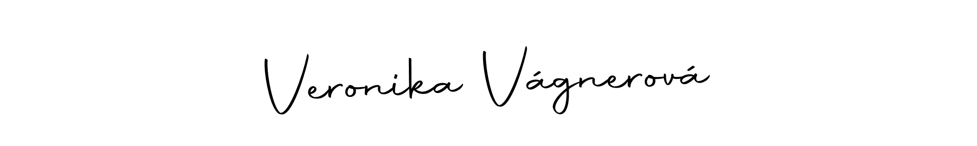 Also we have Veronika Vágnerová name is the best signature style. Create professional handwritten signature collection using Autography-DOLnW autograph style. Veronika Vágnerová signature style 10 images and pictures png