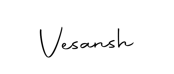 Vesansh stylish signature style. Best Handwritten Sign (Autography-DOLnW) for my name. Handwritten Signature Collection Ideas for my name Vesansh. Vesansh signature style 10 images and pictures png