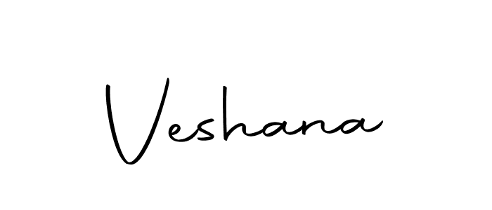 Use a signature maker to create a handwritten signature online. With this signature software, you can design (Autography-DOLnW) your own signature for name Veshana. Veshana signature style 10 images and pictures png