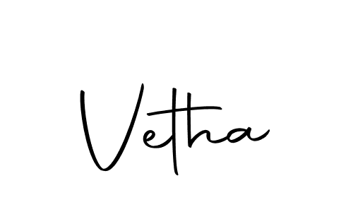 Use a signature maker to create a handwritten signature online. With this signature software, you can design (Autography-DOLnW) your own signature for name Vetha. Vetha signature style 10 images and pictures png