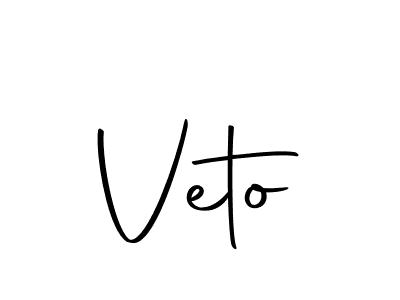 Design your own signature with our free online signature maker. With this signature software, you can create a handwritten (Autography-DOLnW) signature for name Veto. Veto signature style 10 images and pictures png