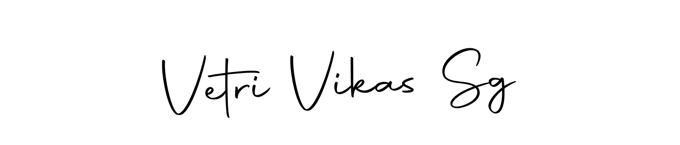 It looks lik you need a new signature style for name Vetri Vikas Sg. Design unique handwritten (Autography-DOLnW) signature with our free signature maker in just a few clicks. Vetri Vikas Sg signature style 10 images and pictures png