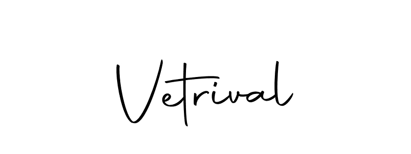 Use a signature maker to create a handwritten signature online. With this signature software, you can design (Autography-DOLnW) your own signature for name Vetrival. Vetrival signature style 10 images and pictures png