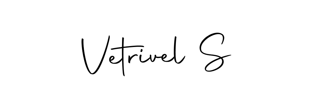 It looks lik you need a new signature style for name Vetrivel S. Design unique handwritten (Autography-DOLnW) signature with our free signature maker in just a few clicks. Vetrivel S signature style 10 images and pictures png