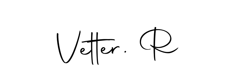 You can use this online signature creator to create a handwritten signature for the name Vetter. R. This is the best online autograph maker. Vetter. R signature style 10 images and pictures png