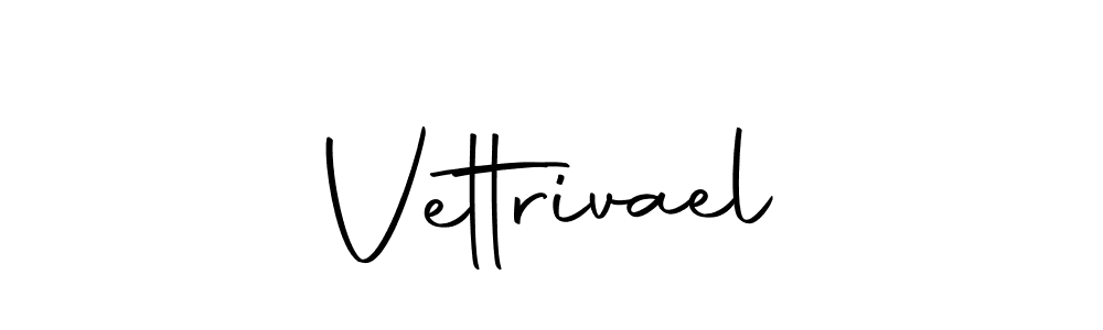 The best way (Autography-DOLnW) to make a short signature is to pick only two or three words in your name. The name Vettrivael include a total of six letters. For converting this name. Vettrivael signature style 10 images and pictures png