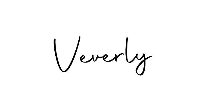 Use a signature maker to create a handwritten signature online. With this signature software, you can design (Autography-DOLnW) your own signature for name Veverly. Veverly signature style 10 images and pictures png