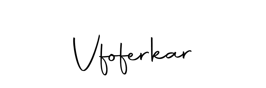 Create a beautiful signature design for name Vfoferkar. With this signature (Autography-DOLnW) fonts, you can make a handwritten signature for free. Vfoferkar signature style 10 images and pictures png