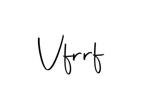 Create a beautiful signature design for name Vfrrf. With this signature (Autography-DOLnW) fonts, you can make a handwritten signature for free. Vfrrf signature style 10 images and pictures png