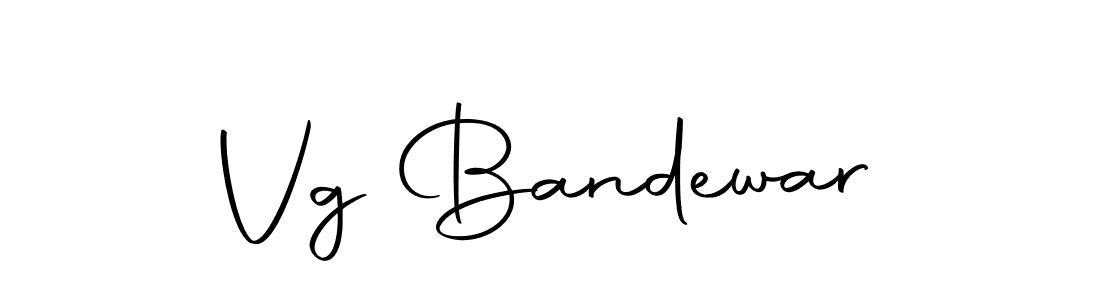 Make a beautiful signature design for name Vg Bandewar. With this signature (Autography-DOLnW) style, you can create a handwritten signature for free. Vg Bandewar signature style 10 images and pictures png