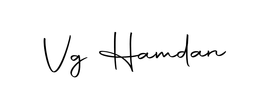 Make a beautiful signature design for name Vg Hamdan. With this signature (Autography-DOLnW) style, you can create a handwritten signature for free. Vg Hamdan signature style 10 images and pictures png
