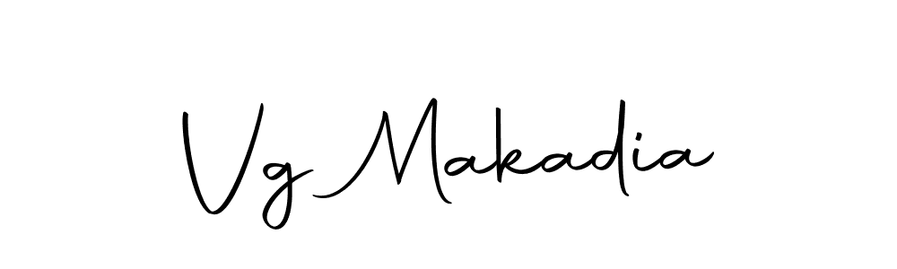 Vg Makadia stylish signature style. Best Handwritten Sign (Autography-DOLnW) for my name. Handwritten Signature Collection Ideas for my name Vg Makadia. Vg Makadia signature style 10 images and pictures png