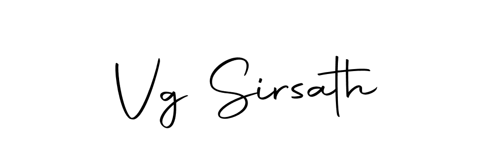 Design your own signature with our free online signature maker. With this signature software, you can create a handwritten (Autography-DOLnW) signature for name Vg Sirsath. Vg Sirsath signature style 10 images and pictures png