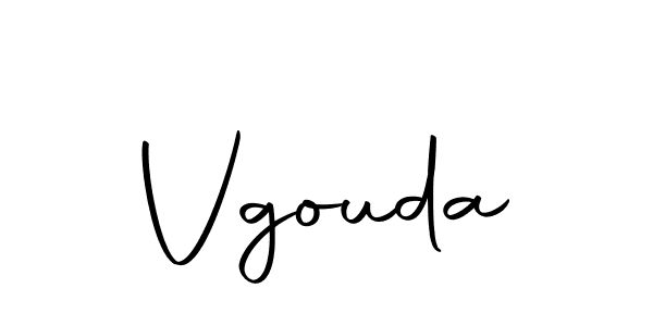 Create a beautiful signature design for name Vgouda. With this signature (Autography-DOLnW) fonts, you can make a handwritten signature for free. Vgouda signature style 10 images and pictures png