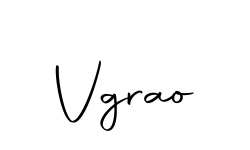 Create a beautiful signature design for name Vgrao. With this signature (Autography-DOLnW) fonts, you can make a handwritten signature for free. Vgrao signature style 10 images and pictures png