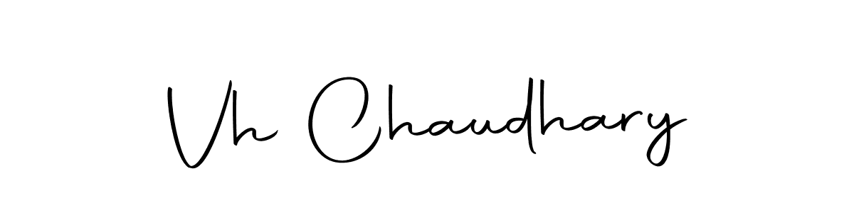 Vh Chaudhary stylish signature style. Best Handwritten Sign (Autography-DOLnW) for my name. Handwritten Signature Collection Ideas for my name Vh Chaudhary. Vh Chaudhary signature style 10 images and pictures png