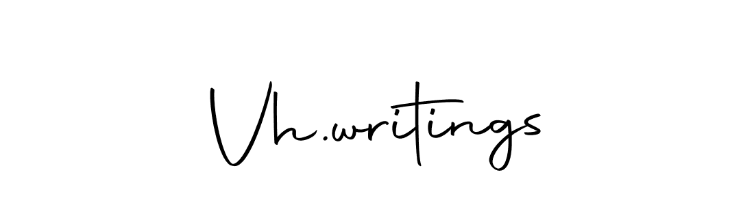 You should practise on your own different ways (Autography-DOLnW) to write your name (Vh.writings) in signature. don't let someone else do it for you. Vh.writings signature style 10 images and pictures png