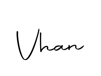 Make a beautiful signature design for name Vhan. With this signature (Autography-DOLnW) style, you can create a handwritten signature for free. Vhan signature style 10 images and pictures png