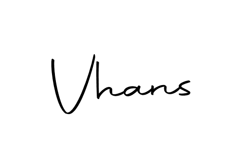 Make a beautiful signature design for name Vhans. With this signature (Autography-DOLnW) style, you can create a handwritten signature for free. Vhans signature style 10 images and pictures png