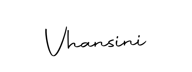 Vhansini stylish signature style. Best Handwritten Sign (Autography-DOLnW) for my name. Handwritten Signature Collection Ideas for my name Vhansini. Vhansini signature style 10 images and pictures png