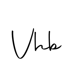 Create a beautiful signature design for name Vhb. With this signature (Autography-DOLnW) fonts, you can make a handwritten signature for free. Vhb signature style 10 images and pictures png