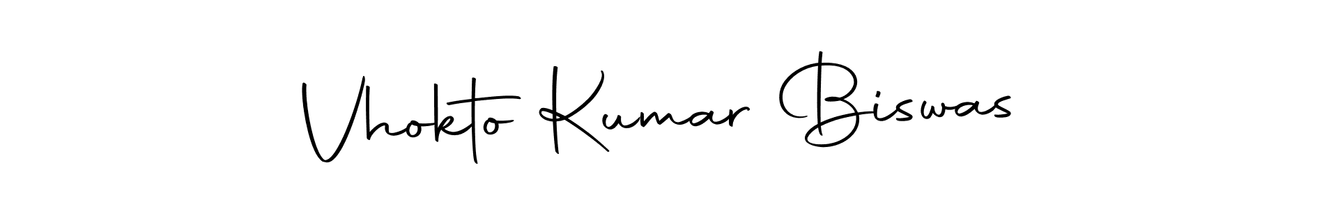 Also we have Vhokto Kumar Biswas name is the best signature style. Create professional handwritten signature collection using Autography-DOLnW autograph style. Vhokto Kumar Biswas signature style 10 images and pictures png