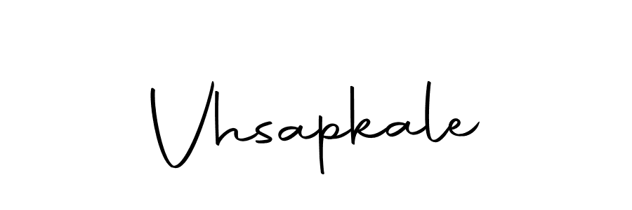 You should practise on your own different ways (Autography-DOLnW) to write your name (Vhsapkale) in signature. don't let someone else do it for you. Vhsapkale signature style 10 images and pictures png